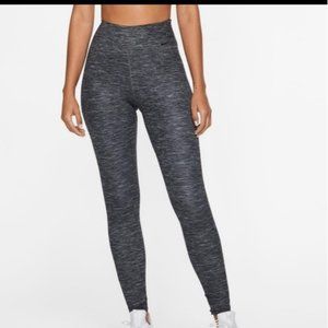 Nike Dri Fit Womens Heathered Gray high waisted leggings Size Small EUC